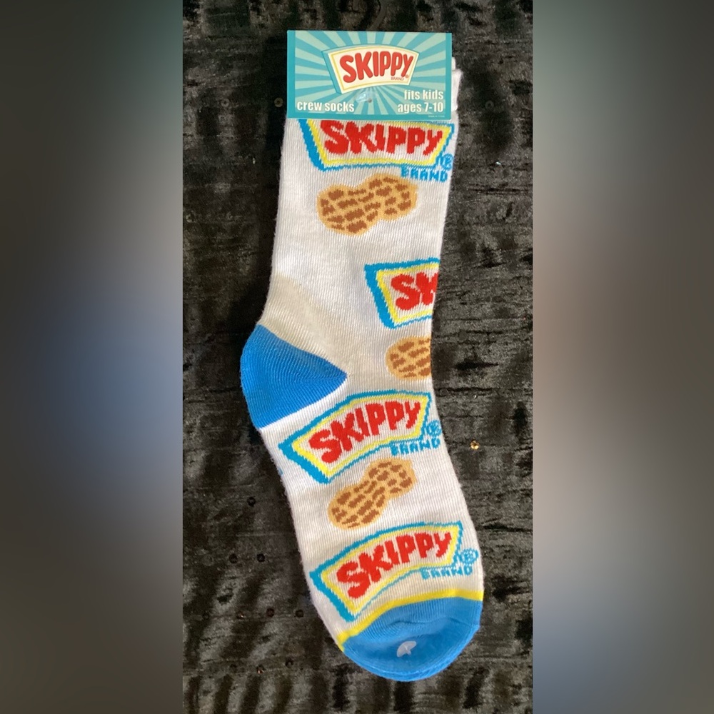 Kids' Skippy Design Socks Ages 7-10 (3 Kids Socks for $15)